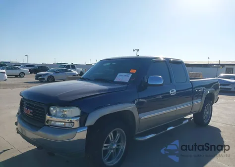 2002 GMC Sierra 1500 Sle from USA, damaged, VIN 2GTEK19T121328716